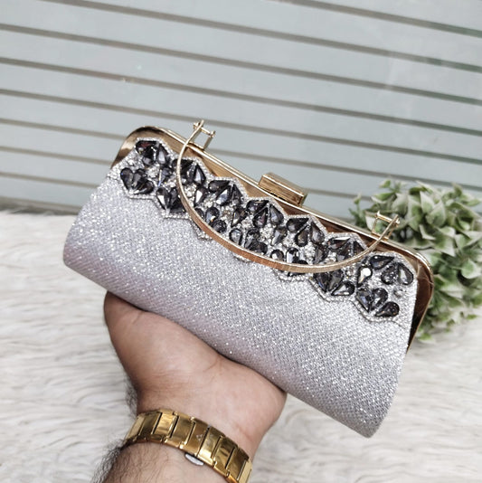 High Quality Metal Clutch for Girls